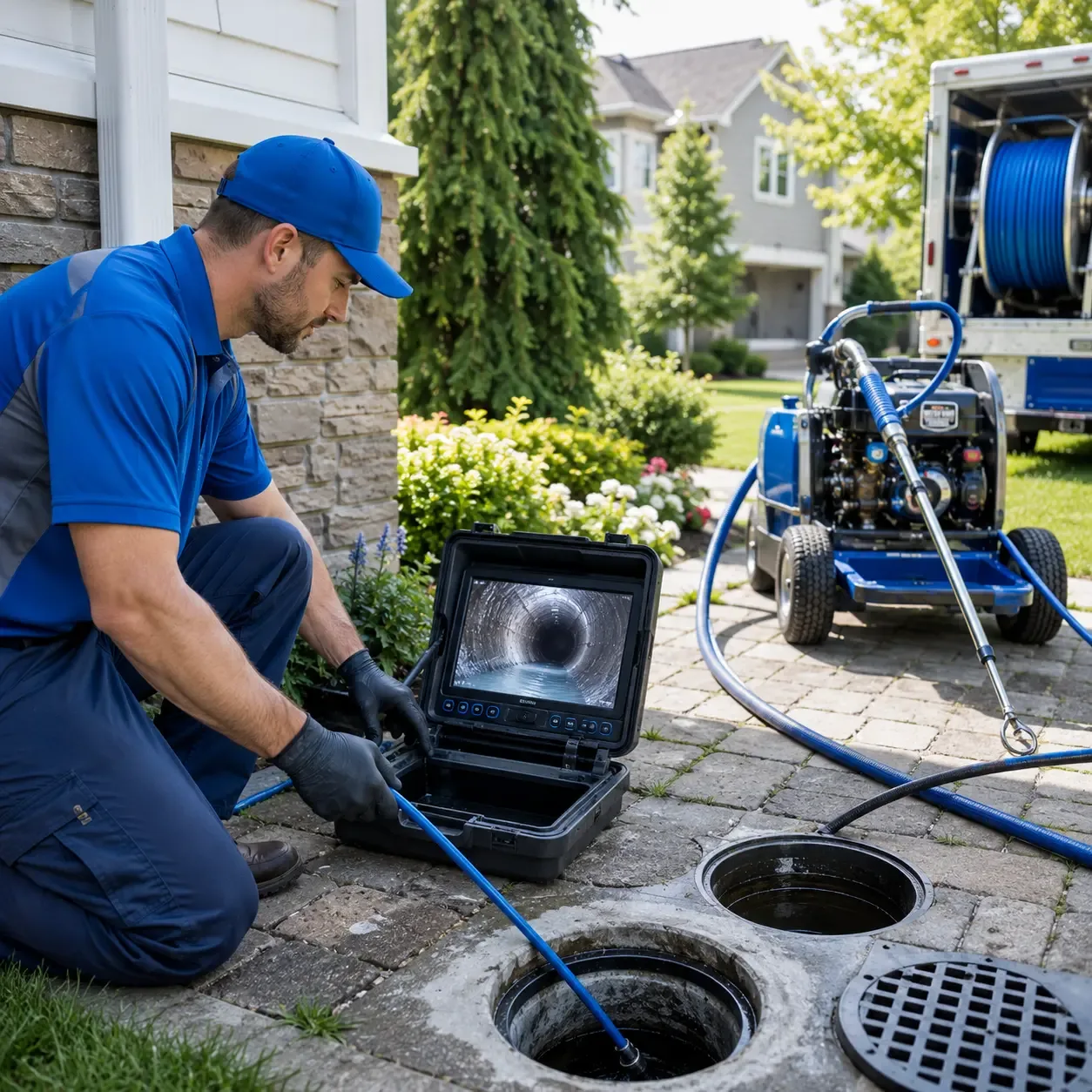 Outdoor drain cleaning professionals serving Linn, MO