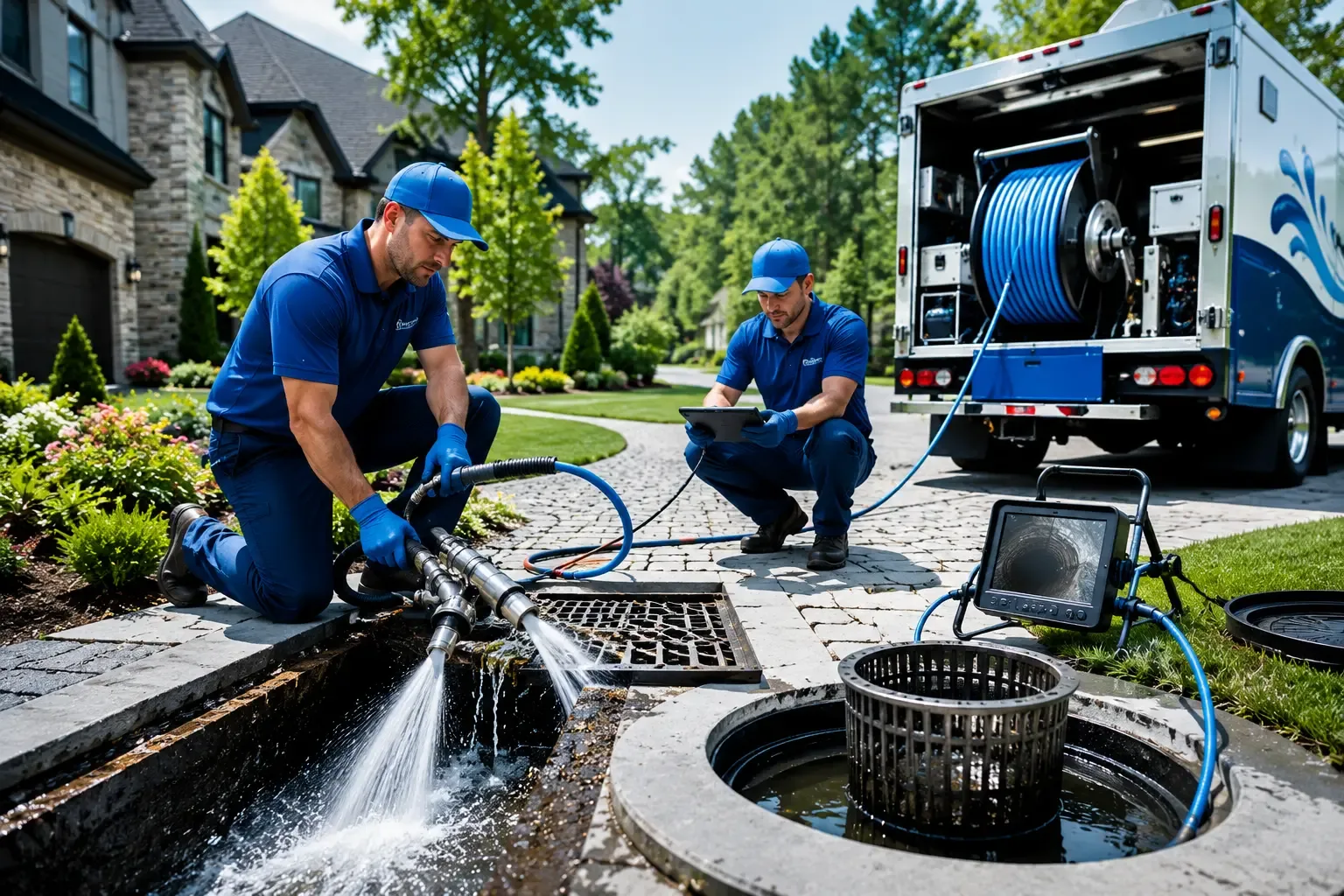Local outdoor drain cleaning professionals in Linn, MO